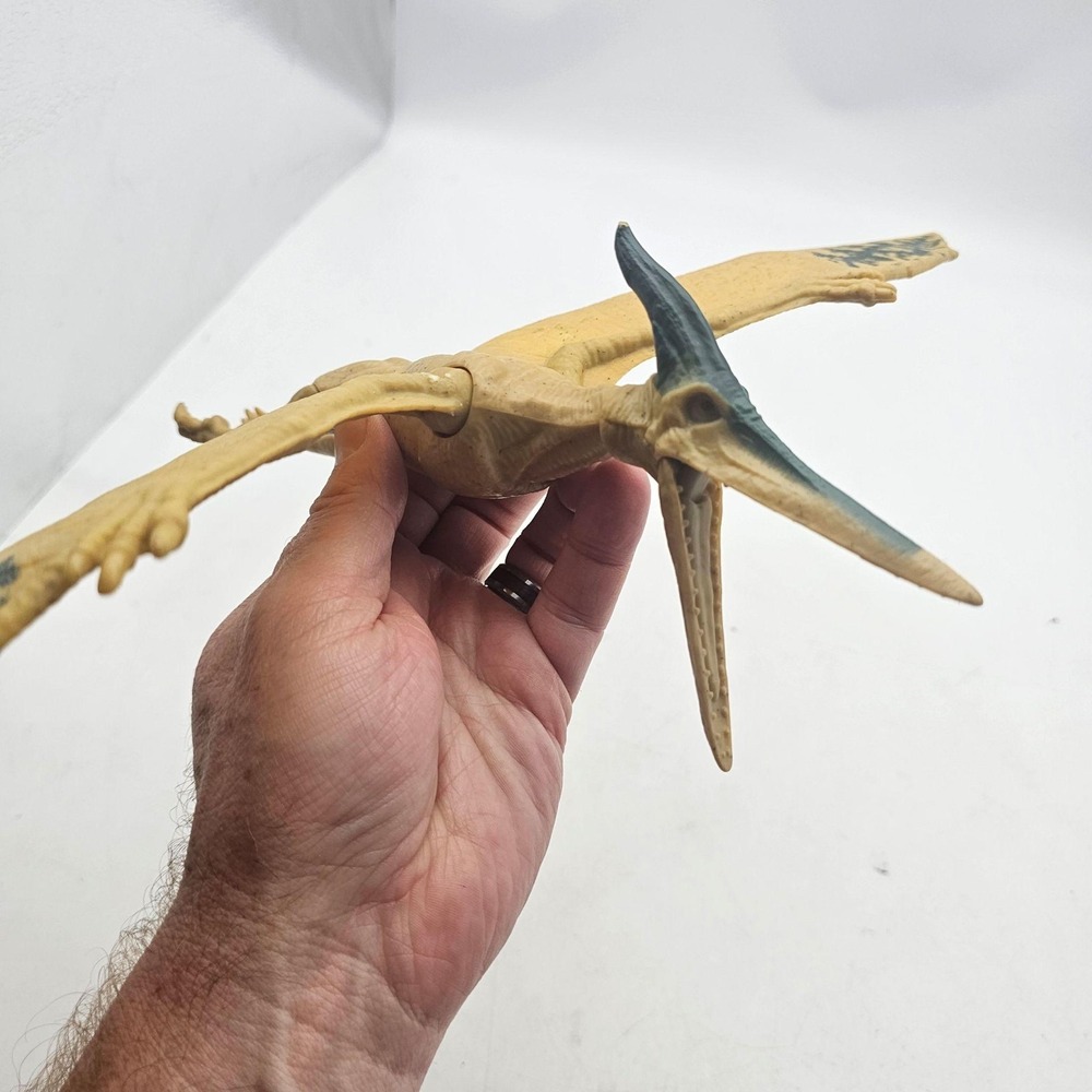 Odo Pteranodon Dinosaur Action Figure Toy Yellow Plastic Unboxed Flying Dino